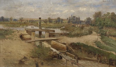Hungarian Landscape by Theodor von Hormann